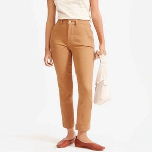Everlane - The Sim Leg Crop - Brown/Tan - Size 00 - Good Condition!!